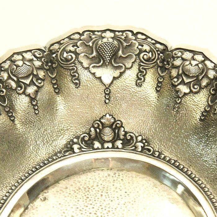 Imposante Djokja zilveren broodmand/fruitschaal XXL -, Antiek en Kunst, Antiek | Zilver en Goud