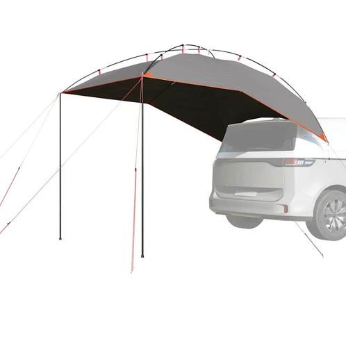 vidaXL Autotent waterdicht grijs en oranje, Caravans en Kamperen, Tenten, Nieuw, Verzenden