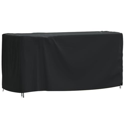 vidaXL Tuinmeubelhoes waterdicht 420D 180x70x90 cm zwart, Tuin en Terras, Tuinmeubel-accessoires, Nieuw, Verzenden