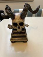 Momento mori - Antiek - Hout, Hoorn - 1900-1910 - Momento