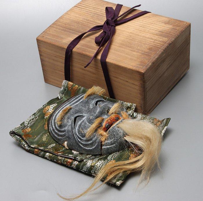 Noh masker - Hout, Hashimoto Soen - Kokushikijo-voedsel, Antiek en Kunst, Antiek | Overige Antiek