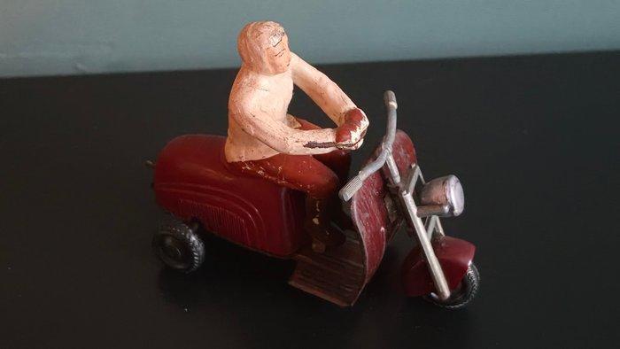 H.W.N tinplate and Bakelite clockwork Lambretta scooter -, Antiquités & Art, Antiquités | Jouets