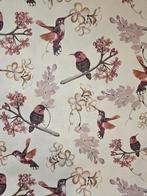 300x280cm! Exclusieve Art Nouveau-stof met kolibrí. -