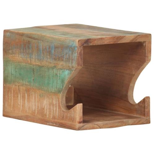 vidaXL Wandfietsenrek 35x25x25 cm massief gerecycled hout, Fietsen en Brommers, Fietsen | Racefietsen, Nieuw, Verzenden