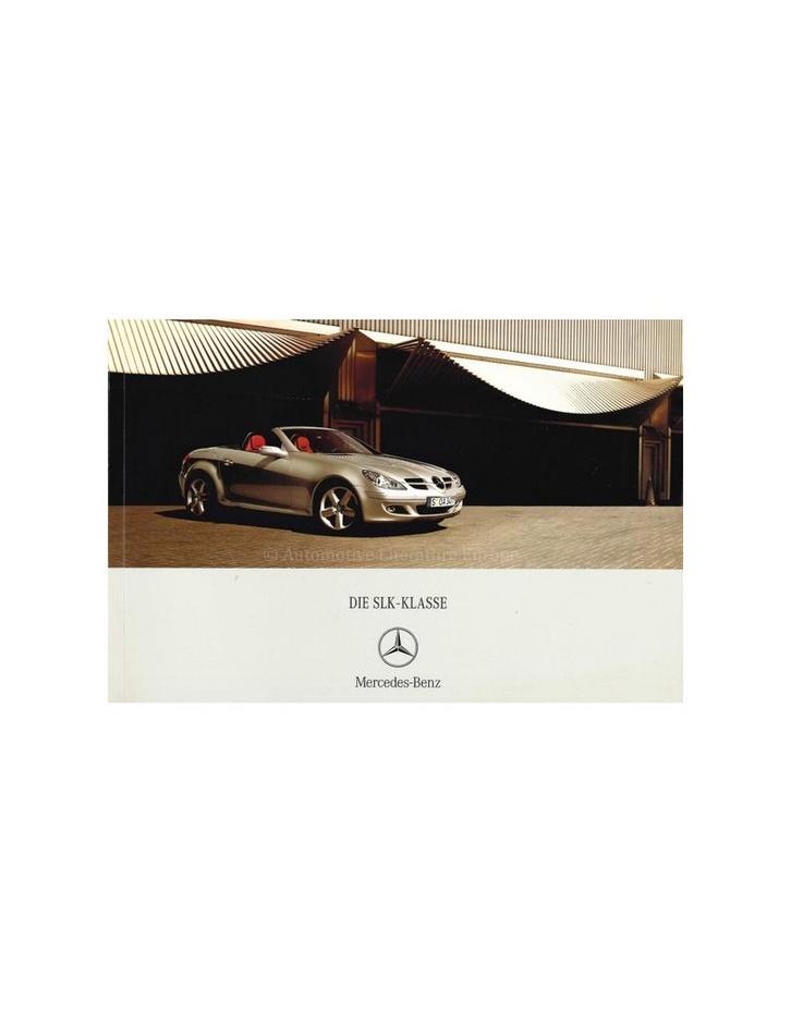 2007 MERCEDES BENZ SLK KLASSE BROCHURE DUITS, Boeken, Auto's | Folders en Tijdschriften, Ophalen of Verzenden
