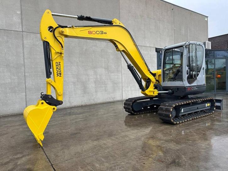 Veiling: Midigraafmachine Wacker Neuson 8003 Diesel 2014, Zakelijke goederen, Machines en Bouw | Kranen en Graafmachines, Ophalen