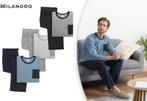2eChoix | Milanoro - Pyjama homme en coton - Noir/gris - XXL, Kleding | Dames, Ondergoed en Lingerie, Ophalen of Verzenden