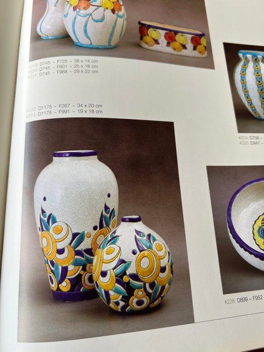 Keramis, Keramis Boch - Charles Catteau - Vase - Decor:, Antiquités & Art, Antiquités | Verre & Cristal