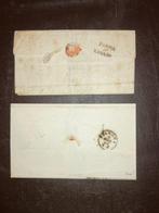 Italiaanse oude staten 1860/1860 - Paar brieven uit het, Gestempeld