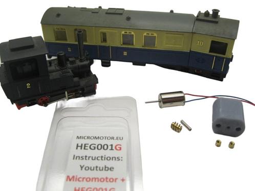 micromotor HEG001G motor ombouwset voor Egger Bahn / Jouef, Hobby & Loisirs créatifs, Trains miniatures | HO, Envoi