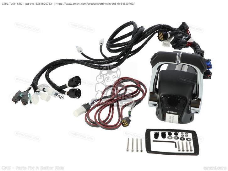 Bieden: Yamaha remote twin engine control kit - 6X6482076300, Watersport en Boten, Bootonderdelen, Ophalen of Verzenden
