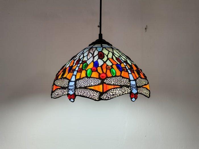 Tiffany style - Plafondlamp - Glazuur - plafondlamp, Antiek en Kunst, Curiosa en Brocante