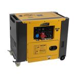 Diesel generator set geluidsgedempt 230V/400V 6kVA, Bricolage & Construction, Ophalen of Verzenden