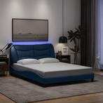 vidaXL Bedframe met LED zonder matras Hvar 120x200 cm stof, Verzenden, Nieuw