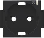 Niko Pure Slim Afdekking Voor Slimme Stopcontact Zwart -, Doe-het-zelf en Bouw, Elektriciteit en Kabels, Verzenden, Nieuw