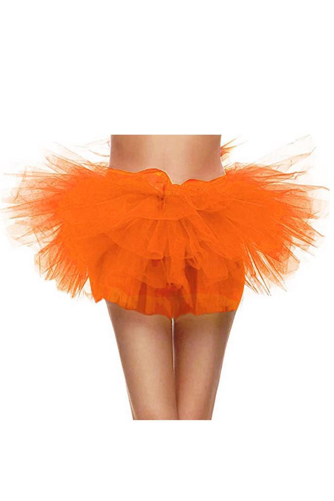 Korte Tutu Oranje Koningsdag Tule Rokje 116 122 128 134 140, Kinderen en Baby's, Carnavalskleding en Verkleedspullen, Meisje, Nieuw