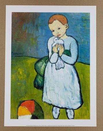 Pablo Picasso - Child with Dove Kind mit Taube - Artprint -