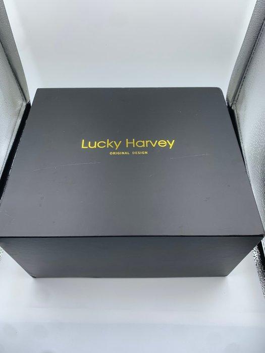 LUCKY HARVEY - Silver Owl Automaton device Luminous Dial, Handtassen en Accessoires, Horloges | Heren