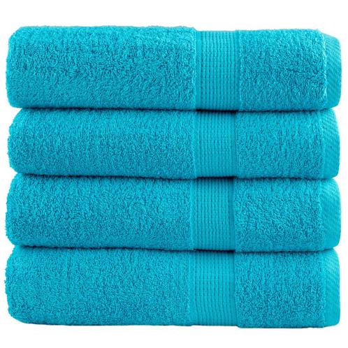 vidaXL Badhanddoeken SOLUND 4 st 600 g/m² 100x150 cm, Huis en Inrichting, Badkamer | Badtextiel en Accessoires, Nieuw, Verzenden