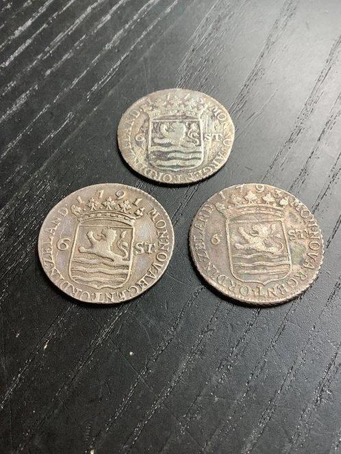 Pays-Bas, Zeeland 6 Stuivers 1775-1793 (Sans Prix de, Postzegels en Munten, Munten | Nederland