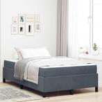 vidaXL Bedframe Anders Wit en Lichtgrijs 120 x 190 cm, Verzenden, Nieuw