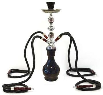 Waterpijp met 4 slangen, Shisha diverse kleuren beschikbaar voor biedingen