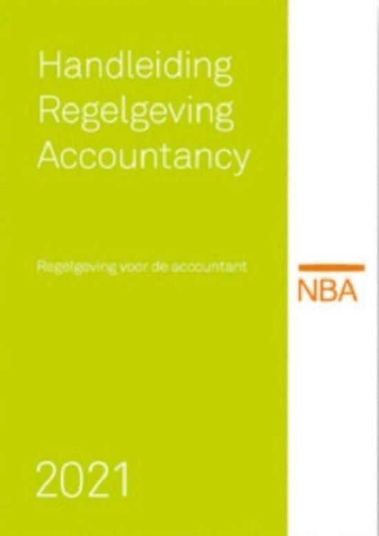 Handleiding regelgeving accountancy 2021 9789075103878, Boeken, Economie, Management en Marketing, Zo goed als nieuw, Verzenden