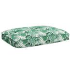 vidaXL Palletkussen voor zitting Bloemen Bladpatroon 120 x, Verzenden, Nieuw