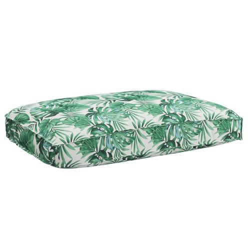 vidaXL Palletkussen voor zitting Bloemen Bladpatroon 120 x, Huis en Inrichting, Woonaccessoires | Kussens, Nieuw, Verzenden