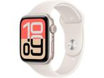 Apple Watch SE 3 - Wifi + 5G - 44mm - Starlight Aluminium, Handtassen en Accessoires, Smartwatches, Verzenden, Zo goed als nieuw