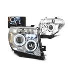 PHARES POUR NISSAN NAVARA D40 PATHFINDER 05-10 LED ANGEL EYE, Autos : Pièces & Accessoires, Verzenden