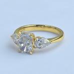Ring - 14 karaat Geel goud - 2.45ct. tw. Diamant (Lab-grown), Nieuw