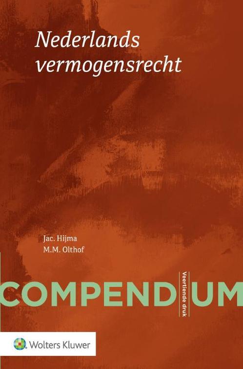 Compendium Nederlands vermogensrecht 9789013157499, Livres, Science, Envoi