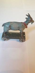 Meier - Blikken speelgoed - Antique Tin Penny Toy, Goat On, Antiek en Kunst