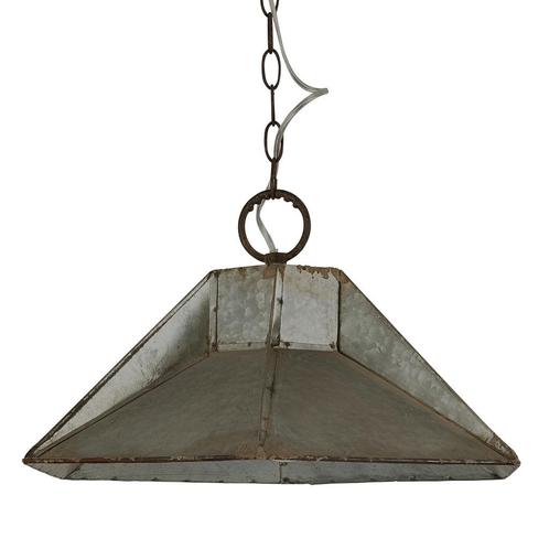 hanglampen Hanglamp Austin Zink Binnenverlichting, Huis en Inrichting, Lampen | Hanglampen, 75 cm of meer, Nieuw, Metaal, Overige materialen