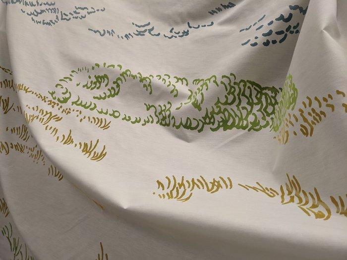 4 Magnifici Pannelli cotone devorè Vintage 4 x cm 310 x 150, Antiek en Kunst, Antiek | Tapijten, Tafelkleden en Textiel