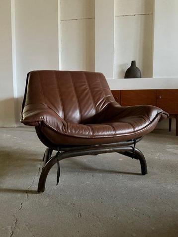Fauteuil - Bambus, Leder beschikbaar voor biedingen