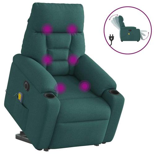 vidaXL Sta-op-massagestoel elektrisch verstelbaar stof, Huis en Inrichting, Fauteuils, Nieuw, Verzenden
