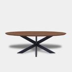 Tafel Ovaal Eikenhout  Matrix  200x100, Huis en Inrichting, Nieuw