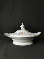 Meissen Carl Teichert - Fiori - squisita zuppeira con, Antiek en Kunst