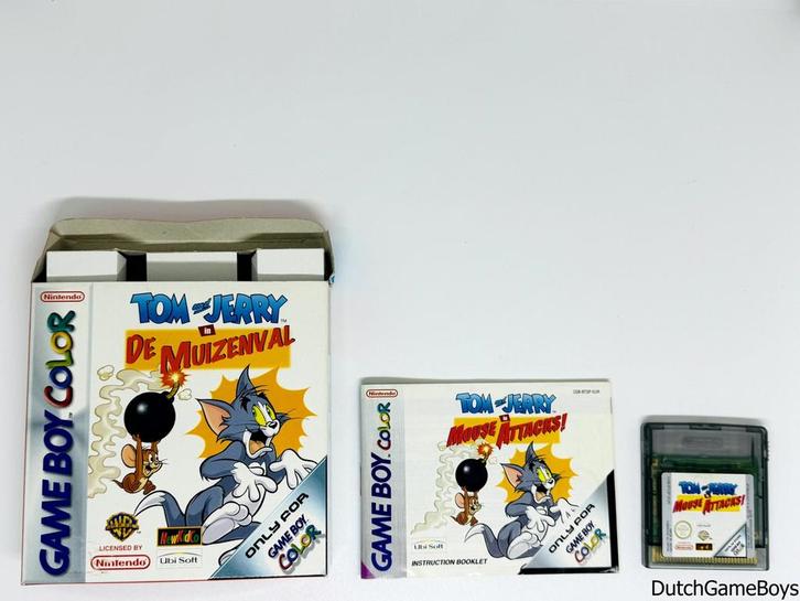 Gameboy Color - Tom & Jerry In De Muizenval / Mouse Attack -, Games en Spelcomputers, Games | Nintendo Game Boy, Gebruikt, Verzenden