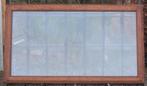 meranti houten raam , chassis , venster 233 x 136, Doe-het-zelf en Bouw, Raamkozijnen en Schuifdeuren, Raamkozijn, Gebruikt, Ophalen of Verzenden