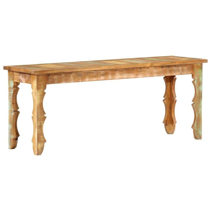 vidaXL Bankje 110x35x45 cm massief gerecycled hout, Huis en Inrichting, Overige Huis en Inrichting, Nieuw, Verzenden