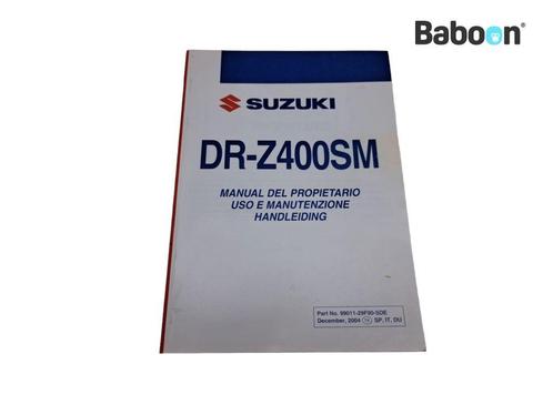 Instructie Boek Suzuki DR-Z 400 2000-2016 (DRZ400) Spanish, Motos, Pièces | Suzuki, Envoi