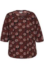 Shirt Zhenzi TAYLOR strikje hals maat M=46-48, Kleding | Dames, Verzenden, Nieuw