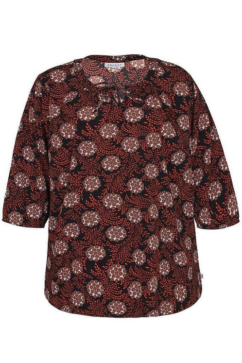 Shirt Zhenzi TAYLOR strikje hals maat M=46-48, Kleding | Dames, T-shirts, Verzenden