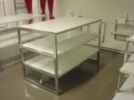 *TIP*  Italiaanse design tafel van geslepen staal glossy wi