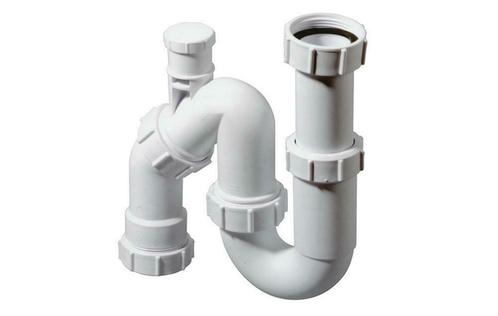 Mcalpine 5375 Uni.sifon+beluchter 6/4&#039;&#039;x40mm, Doe-het-zelf en Bouw, Buizen en Afvoer, Ophalen of Verzenden