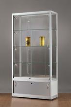 *TIP*  Luxe vitrinekast aluminium 100 cm met onderkast en L, Ophalen of Verzenden