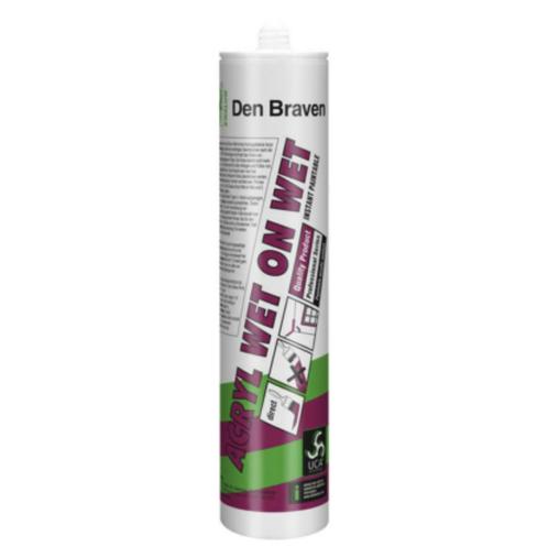 Zwaluw Den Braven Acryl Wet on Wet 310 ml DB-WOW, Doe-het-zelf en Bouw, Verf, Beits en Lak, Verzenden